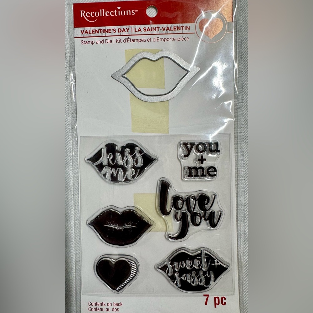 Recollections Valentines Stamp and Die Set